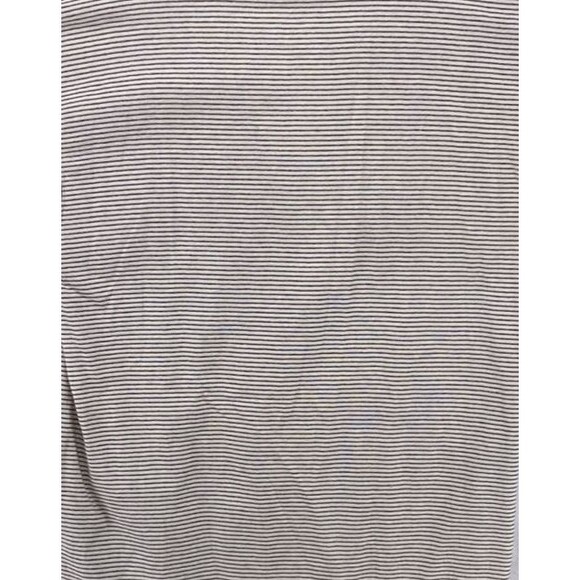 Vintage Beatnik Shirt Mens Size Large Striped Beige Skateboard Surfing 90s USA - Picture 7 of 7